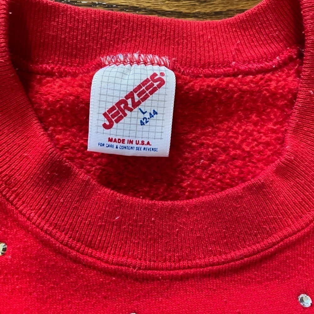 Vintage Holiday Sweatshirt - Bedazzled*** - Picture 5 of 5